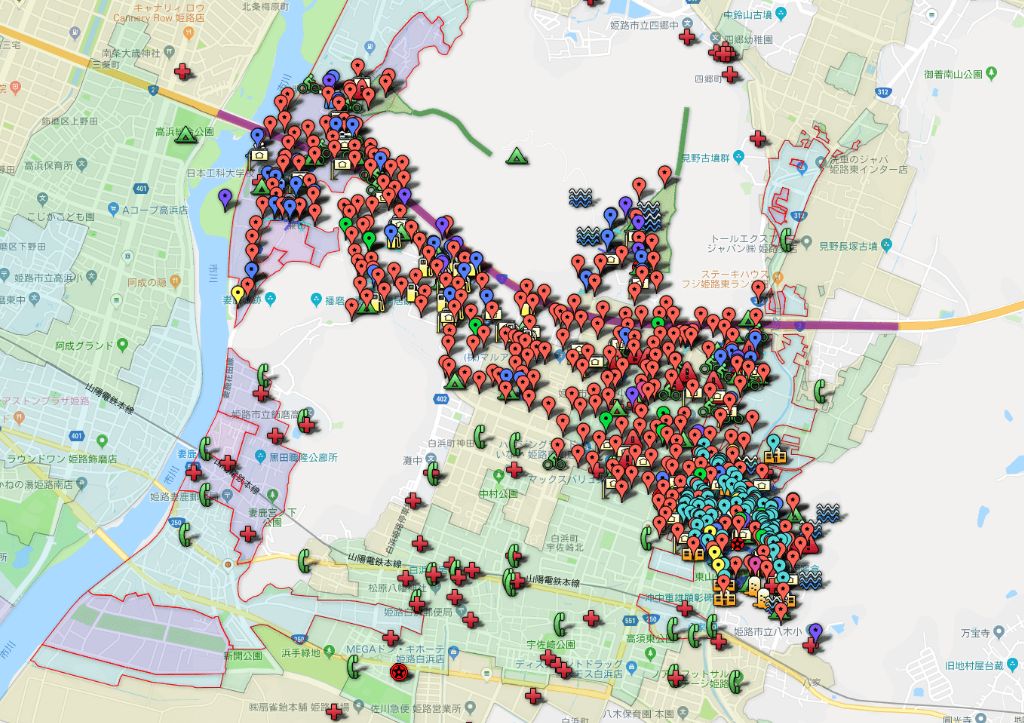 糸引校区防災マップ