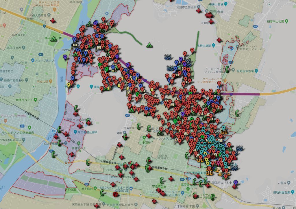 糸引校区防災マップ